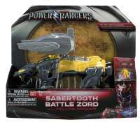 Игрушка Могучие рейнджеры Саблезуб Зорд (Power Rangers Movie Sabretooth Battle Zord with Yellow Ranger Figure) 4