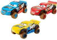 Набор из 3х тачек Тачки 3: Молния Маккуин Рамирез и Раян Ланей (Cars 3: Die-Cast XRS Mud Racers)