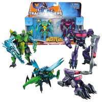 Transformers: PRIME Beast Hunters Predacons Rising Commander Shockwave & Bombshock