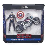 Первый Мститель: Противостояние - Капитан Америка на мотоцикле (Marvel Legends Series Captain America and Motorcycle) #6