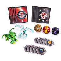 Набор Бакуганов Батл Пак Серпентез и Ховлкор[Bakugan Battle Planet Battle Pack Haos Serpenteze and Ventus Howlkor] 2