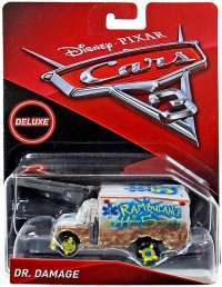 Игрушка Тачки 3: Доктор Разрушитель (Cars 3 Deluxe Dr. Damage) box