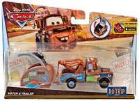 Игрушка Тачки: Мэтр с прицепом (Cars Carburetor County Road Trip Mater with Trailer)