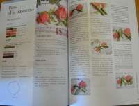 Розы из шелковых лент и органзы — Ди ван Никерк #15