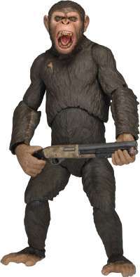 Рассвет Планеты Обезьян: Цезарь с Копьем (Dawn of The Planet of The Apes 7" - Series 1 Caesar)