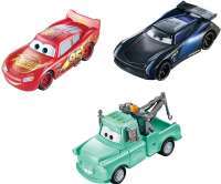 Тачки 3: Молния Маквин, Кол Веазерс, Бобби Свифт (Cars 3 Deluxe Die Cast Set Lightning McQueen, Cal Weathers, and Bobby Swift)