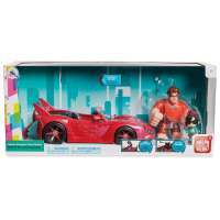 Ральф, Венилопа и гоночная машина (Ralph Breaks the Internet Feature Slaughter Race Vehicle Set) box