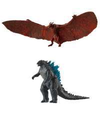 Набор из 2х фигурок Godzilla King of Monsters: Monster Match Up Action Figure set featuring Mothra - Child