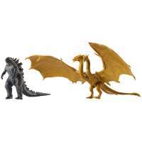 Фигурки Годзилла против Гидоры (Godzilla King of Monsters: Monster Match Up Godzilla vs King Ghidorah) Jakks Pacific