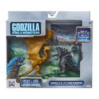 Фигурки Годзилла против Гидоры (Godzilla King of Monsters: Monster Match Up Godzilla vs King Ghidorah) Jakks Pacific box