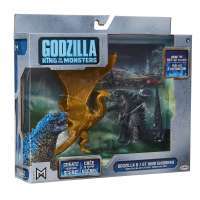 Фигурки Годзилла против Гидоры (Godzilla King of Monsters: Monster Match Up Godzilla vs King Ghidorah) Jakks Pacific box 2