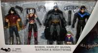 Бэтмен Аркхэм Сити: Харли Квин, Найтвинг, Бэтмен, Робин (DC Collectibles Batman: Arkham City: Harley Quinn, Batman, Nightwing, & Robin Action Figure 4-Pack) #1