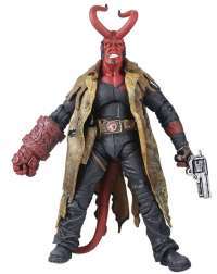 Фигурка Хеллбой (HB Series 2 Wounded Hellboy PVC Action Figure Collection Toy Model Gift with Horns)