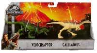 Игрушки Мир Юрского Периода 2: Велоцираптор и Галлимим (Jurassic World Dino Velociraptor & Gallimimus Figures)#box