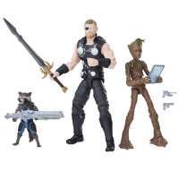 Фигурки Мстители: Война бесконечности - Тор, Ракета, Грут (Marvel Legends  Avengers Infinity War Thor, Rocket Raccoon, and Groot)