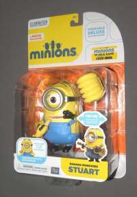 Миньоны: Стюарт с Бананами (Minions Deluxe Action Figure - Banana Munching Stuart - 5") #2