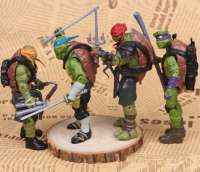 Черепашки-ниндзя: Набор из 4-х Черепашек (Teenage Mutant Ninja Turtles Movie Set Basic Figure 6") #1