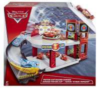 Игровой набор Тачки 3: Кубок Поршня Гараж (Cars 3: Piston Cup Racing Garage Playset) box