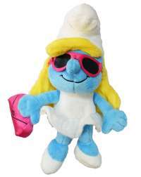 Смурфик Смурфити в очках (Smurfs Bean Bag Plush Smurfette)