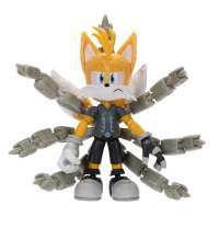 Фигурка Ёжик Соник - Тэйлз (Sonic The Hedgehog Collectible Tails Action Figure with Bendable Limbs and Spinable Friend Disk Accessory)