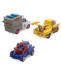Игрушки Тачки Taco Truck Mater, Drag Star Mater, and Ivan Mater