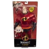 Игрушки Суперсемейка 2: Мистер Невероятный и Джек-Джек (Incredibles 2 - Mr.Incredible + Baby Jack Action Figures Pack) box