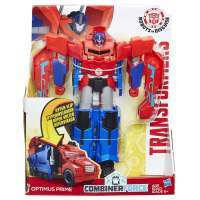 Трансформер Роботы под прикрытием Вояжер Оптимус Прайм (Transformers Robots in Disguise Combiner Force 3-Step Optimus Prime) #box