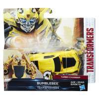 Игрушка  Трансформеры  Последний рыцарь Бамблби (Transformers: The Last Knight 1-Step Turbo Changer Bumblebee) box