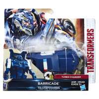 Игрушка  Трансформеры  Последний рыцарь Баррикада (Transformers: The Last Knight 1-Step Turbo Changer Cyberfire Barricade) box