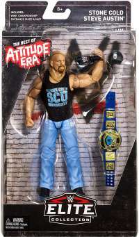 Фигурка WWE Холодный Камень Стив Аустин (WWE Best Of Attitude Era Stone Cold Steve Austin Action Figure) MATTEL #box