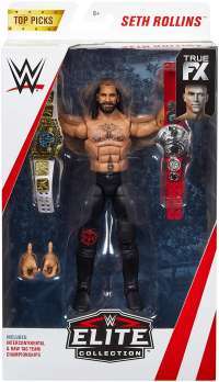 Фигурка WWE Элитная Коллекция Сэт Роллинс (WWE Top Picks Elite Collection Seth Rollins Figure) MATTEL#box