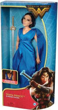 Кукла Кукла Чудо-женщина в платье с мечом (Wonder Woman Diana Princess Hidden Sword Doll) #box