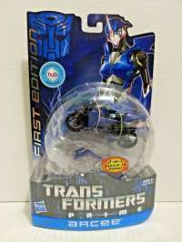 Transformers: PRIME Deluxe ARCEE First Edition #box