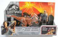 Игрушка динозавр Мир Юрского Периода 2: Стигимолох и Солдат (Jurassic World: Fallen Kingdom Stiggy and Mercenary Figure) box