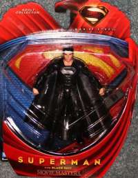 Man of Steel Movie Masters Superman with Black Suit #1