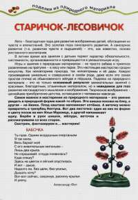 Старичок-лесовичок. Поделки из природного материала. — Ирина Александровна Лыкова #9