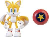 Фигурка Ёжик Соник - Тэйлз (Sonic The Hedgehog Collectible Tails Action Figure with Bendable Limbs and Spinable Friend Disk Accessory)