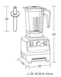 Блендер JTC Omniblend I TM-767A 1.5l #8