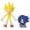Фигурка Ёжик Соник - Супер Соник (Sonic The Hedgehog Collectible Super Sonic Bendable Flexible Action Figure with Bendable Limbs and Spinable Friend Disk Accessory)
