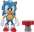 Фигурка Ёжик Соник - Супер Соник (Sonic The Hedgehog Collectible Super Sonic Bendable Flexible Action Figure with Bendable Limbs and Spinable Friend Disk Accessory)