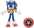 Фигурка Ёжик Соник (Sonic The Hedgehog Flexible Action Figure with Bendable Limbs and Spinable Friend Disk Accessory)