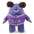 Университет Монстров: Виолетта (Monsters University: Violet EEK Mini Bean Bag Plush)